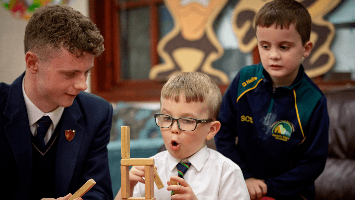 Aquinas Pupil joins forces with the Community Foundation to support Ardoyne Afterschools Club