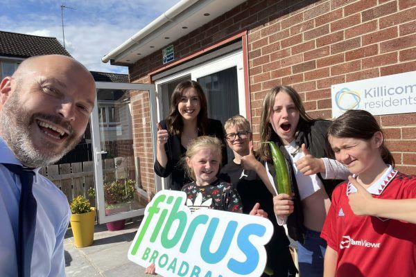 Fibrus Community Fund NI offers iPads to Killicomaine Residents Homework Club